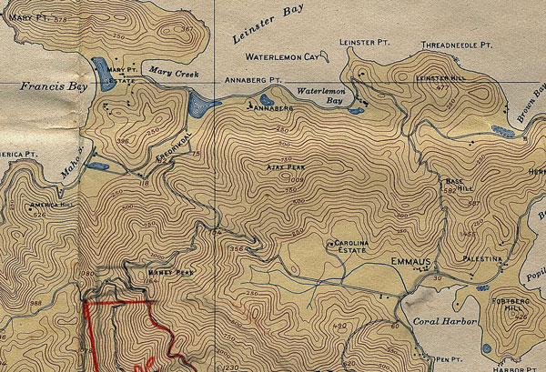 1934 USC&GS Map of Mamey Peak