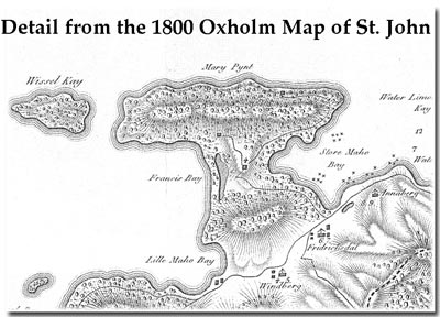 1800 Oxholm Map