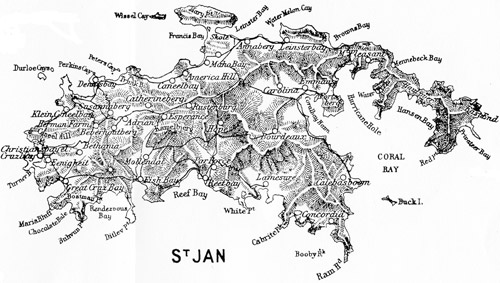 1907 map of St. John