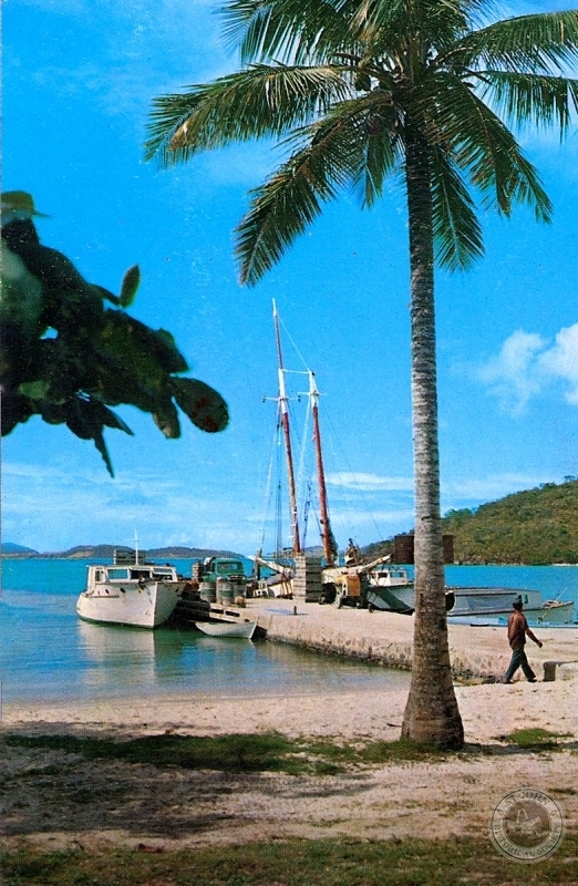 Cruz Bay dock
