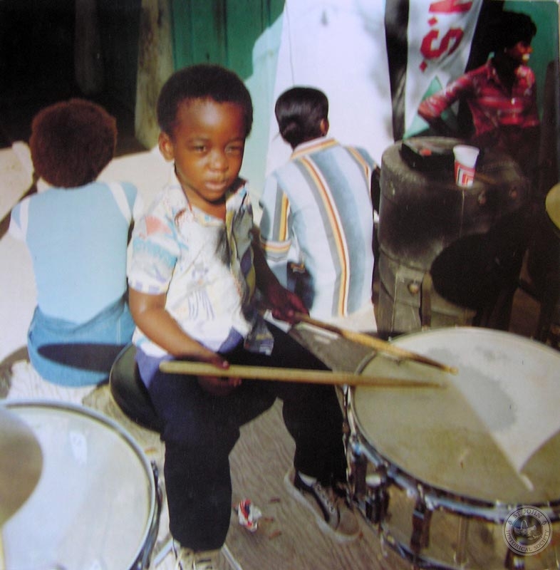 Kid with drums