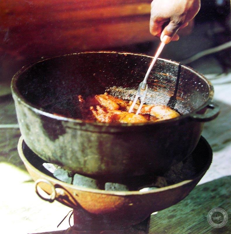 Coal pot cooking